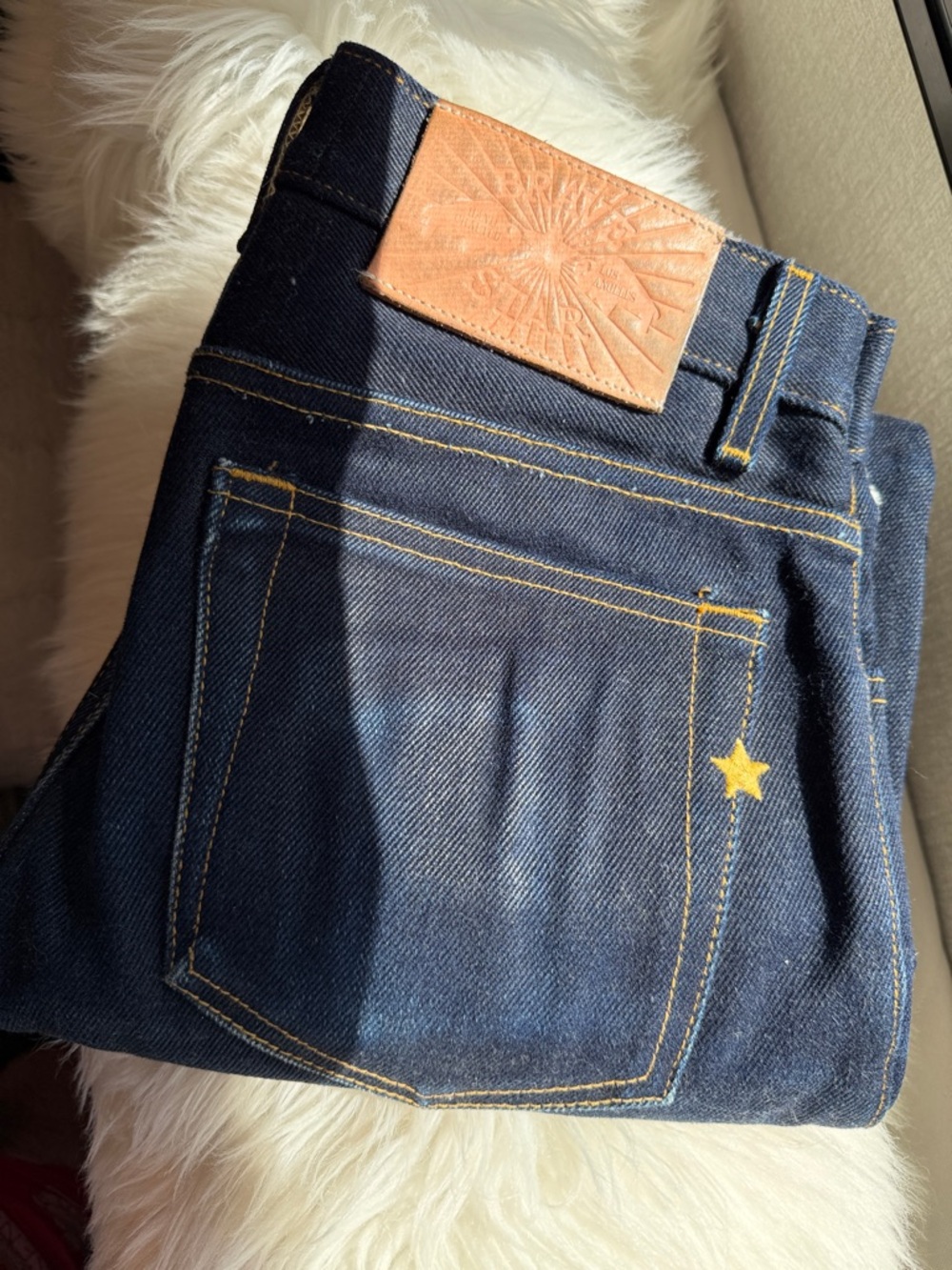 Brave Star Selvedge 21.5oz sequia denim rare! Sold out!